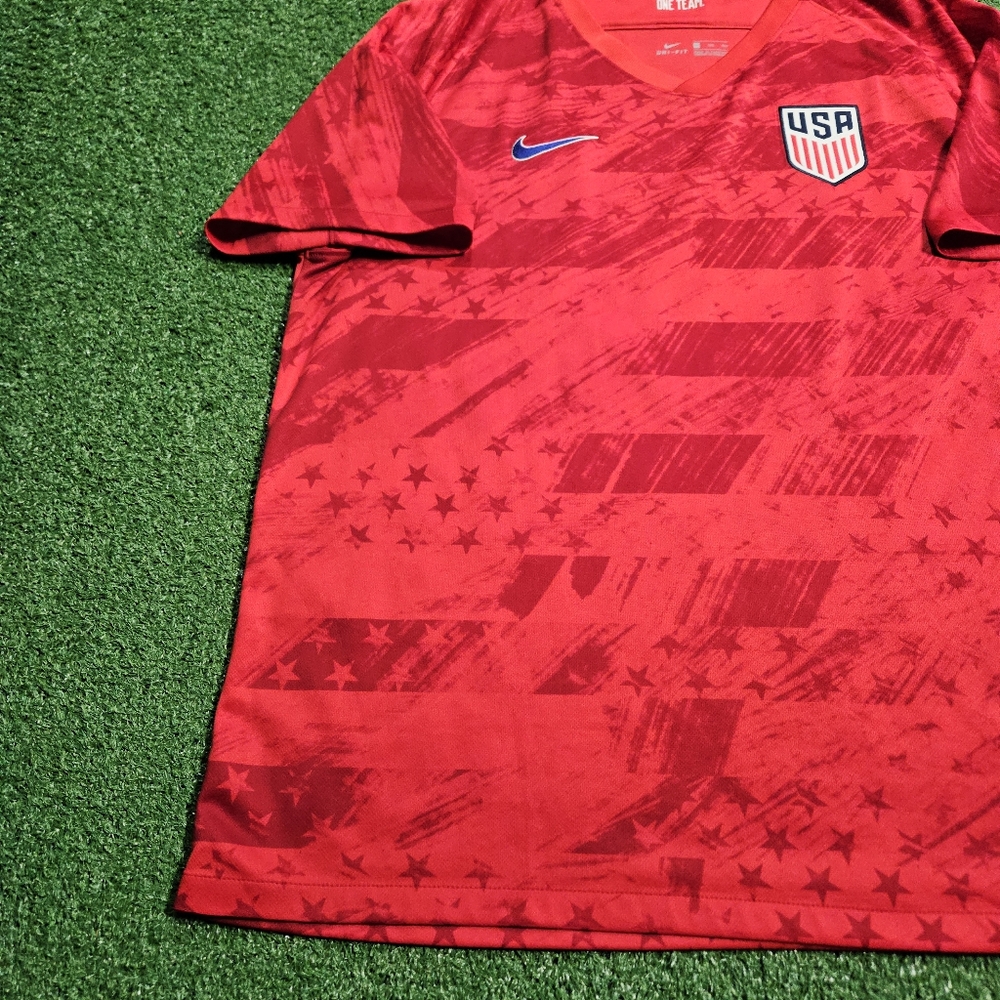 Nike Team  USA USMNT 2019/2020 Away Red Jersey Rare XXL Same Day Shipping - Picture 5 of 12